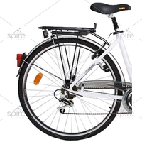 Vélo de ville Spire Cycle PC-404B Classic White 28 pouces, 6 vitesses, cadre en acier, jantes en alliage d'aluminium, réflecteurs avant/arrière, frein V