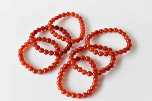 Premium Natural Healing Red Onyx 8mm Round Crystal <b>Beaded</b> <b>Bracelet</b> for Meditation Energy Jewelry - Product Image 3