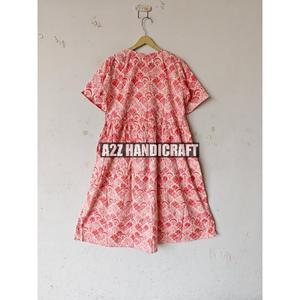 Vestido de algodón indio, vestido Vintage de algodón estampado para niña, ropa informal y de oficina, vestidos para mujer - Product Image 6