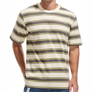 T-shirts pour hommes personnalisés, nouvelle couleur unie, 100% coton, vêtements décontractés, surdimensionnés, élégants, écologiques, respirants, vente chaude - Product Image 1