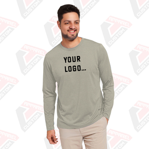 Heritage Men's Long Sleeve Cotton Jersey T-<b>Shirt</b> Timeless Comfort with Eco-Friendly Features-Summer Denim Batik <b>Corduroy</b> Fabrics - Product Image 2