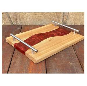 Bandeja de Servicio Plegable Portátil Clásica de Resina Premium para Almacenamiento de Vajilla en el Baño - Product Image 4