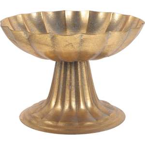 Bol de service en métal fait main, finition dorée, ton poli, écologique, durable, personnalisable pour les intérieurs haut de gamme, table raffinée - Product Image 3