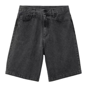 Shorts en jean pour hommes personnalisés avec fermeture éclair, coupe ample, style baggy, vente en gros, shorts délavés pour hommes - Product Image 1