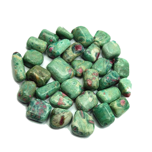 Pierre dégringolée rubis zoisite cristal naturel dégringolé guérison en vrac galet Agate pierre précieuse Reiki Chakra cristal en gros en vrac - Product Image 1