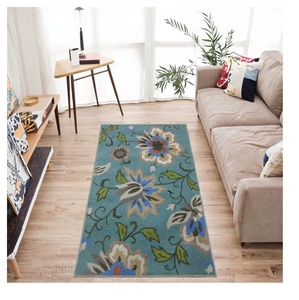 Elégants tapis en laine tuftés à la main avec des motifs géométriques ou floraux doux et durables disponibles au prix d'usine - Product Image 2