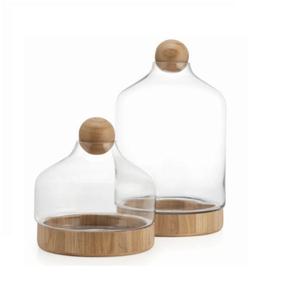 Hot Selling Glass Terrarium for Living Room or Dining Room Decoration Item Custom Shape Vase Container Glass Terrarium Use Item - Product Image 1