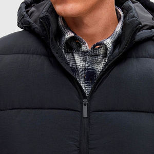 Chaqueta acolchada de manga larga de gran venta 2024 a la venta/servicio OEM diseño personalizado chaqueta acolchada de talla grande para hombre - Product Image 5