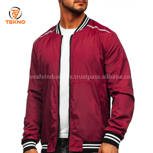 Chaquetas de bombardero informales ligeras de talla grande de alta calidad para hombres, superventas, prendas de vestir exteriores de moda, servicio OEM al por mayor personalizado - Product Image 4