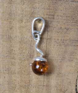 Colgante de Ámbar, Plata de Ley 925, Joyería de Piedras Preciosas Hecha a Mano, Elegante Collar para Mujer, Regalo - Product Image 6