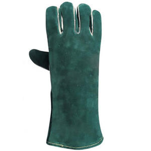 ถุงมือเชื่อมหนังวัวออกแบบตามสั่งทนทานวัสดุคุณภาพสูง - Product Image 4