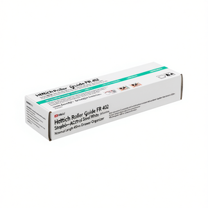 Hettich Roller Guide FR 402 Stop Control Acier Blanc Longueur nominale 450mm Capacité 25kg Longueur tiroir 450mm Organisateur de tiroir - Product Image 3