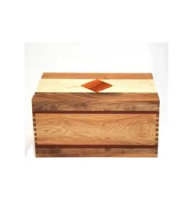 Urne de crémation en bois de style américain 100% Eco Friendly Bonne qualité Urne de souvenir en bois pour cendres funéraires