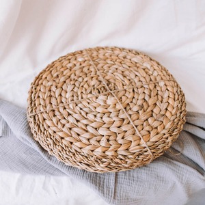 Handmade <b>wicker</b> place mat water hyacinth <b>placemat</b> eco-friendly weave plate charger table mats - Product Image 2