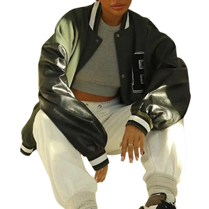 Venta al por mayor en blanco bombardero chaqueta universitaria hombres Letterman Varsity chaqueta hombres Varsity chaqueta Letterman béisbol americano - Product Image 3