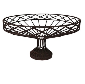 Cesta de Frutas Decorativa de Metal con Acabado Antiguo para Mesa de Cocina y Comedor, Decoración de Mesa, Cesta para Servir Frutas - Product Image 1