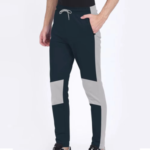 Pantalon de fitness pour hommes avec logo personnalisé à prix de gros pantalon de fitness de haute qualité 100% coton tissu de quantité minimale de commande bas - Product Image 1
