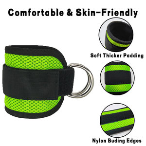 Fitness Equipment D-Ring <b>Ankle</b> Straps Best Quality Weight Lifting Custom Logo D-Ring <b>Ankle</b> Strap - Product Image 6