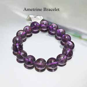 Pulsera de ametrino de calidad superestrella natural de la mejor calidad, caja de regalo de 6mm a 12mm - Product Image 6