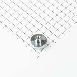 Gripper piatto in neodimio con boccola filettata Ø25x14mm - Product Image 1