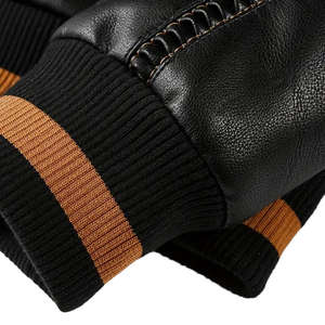 New Varsity College Baseball Varsity Jacket Pu Varsity Wool Bomber Men Letterman Oem School Uniform Uniform Jacket - Product Image 3