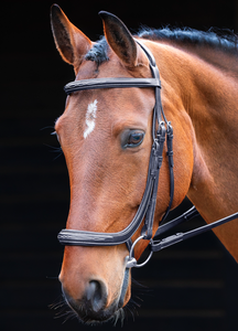 Brida al por mayor nueva brida de cuero snaffle de caballo de alta calidad en negro venta al por mayor nueva piel snaffle de caballo de alta calidad - Product Image 6