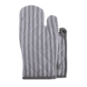 100% Cotton <b>Oven</b> Mitts with Silicone Strip Green Pot Holders for Cooking Microwave Baking Home Food Protection for Restaurants - Product Image 5