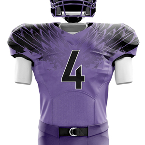 Maillot d'équipe de football américain brodé en sergé personnalisé de haute qualité - Product Image 2