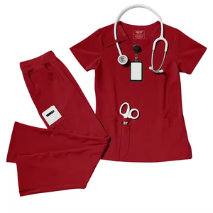 Conjuntos de uniformes médicos de moda, uniformes médicos de Enfermería de alta calidad, conjuntos elegantes para hombres o mujeres con logotipo, conjunto unisex - Product Image 4