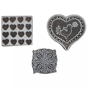 บล็อกไม้พิมพ์ผสมทำด้วยมือสำหรับการพิมพ์ผ้าใบบล็อกไม้ขายส่งสำหรับการพิมพ์บล็อก - Product Image 1