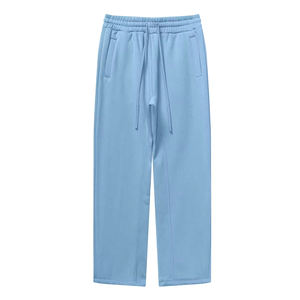 กางเกงวอร์มผ้าฟลีซผ้าฝ้ายสำหรับผู้ชายกางเกงผ้าฟลีซปักลายพระอาทิตย์สีตามสั่ง - Product Image 4