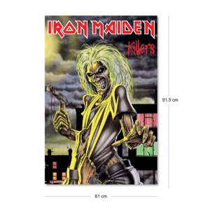 Iron Maiden Heavy Metal Band <b>Poster</b> Modern Design Style Eddie Killers Portrait 61x91.5 cm Paper <b>Poster</b> - Product Image 4