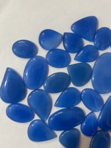 Cabujón ovalado suelto de grado AAA, piedra preciosa de ónix azul cielo, tamaño personalizado, forma de mezcla, piedra Natural para la fabricación de joyas al por mayor - Product Image 5