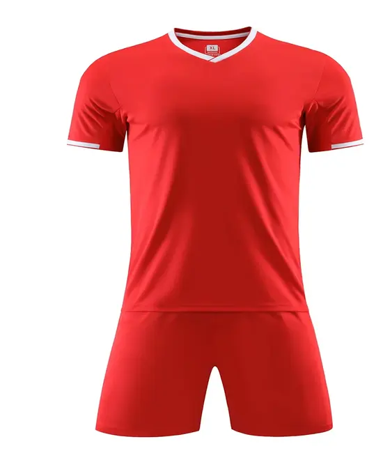 Benutzer definierte Fußball Trikot Fußball Fußball Uniform Praxis Match OEM Mesh Trikot Shirts Short Set personal isierte Name und Nummer