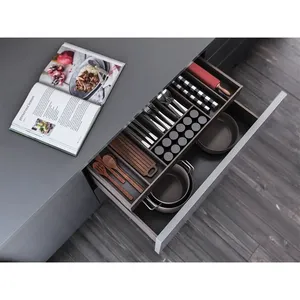 Artflow 18mm <b>Drawer</b> Organizer 450x600 Moka-<b>Plastic</b> <b>Storage</b> Tray - Product Image 2