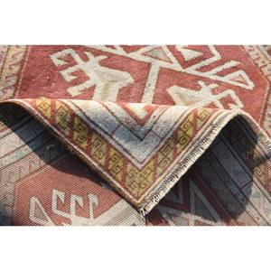 พรมทอถักขนแกะสีขาวสีแดงแบบคลาสสิกขนาด2.3x3.4ฟุตแบบตุรกีพรมสี่เหลี่ยมผืนผ้าขนาดใหญ่ด้านหลังยางขนาด10มม. สำหรับโถงทางเดิน - Product Image 2