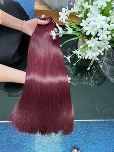 ผมเวียดนามแท้ 99J สีธรรมชาติ ลอนธรรมชาติ 100% เส้นผมเรียงตัวกัน ความยาว 6-32 นิ้ว คุณภาพ 10A สำหรับต่อผม ขายส่ง - Product Image 3