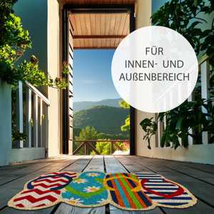 Alfombra de Entrada Moderna Reversible Tipo Flip-Flop, Alfombra de Goma y Poliéster para Oficina, Exterior, Baño, Fácil de Lavar - Product Image 2