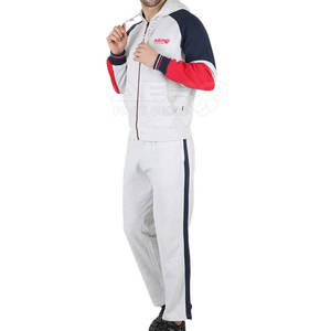 Chándal informal para hombre para trotar Super calidad 100% algodón cuello con capucha patrón sólido logotipo personalizado mejor precio para invierno - Product Image 3