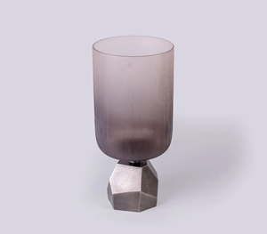 Porte-bougie en verre et métal floral antique, design de branche luxueux, écologique, personnalisé, décoration de Noël pour la maison, centre de table - Product Image 5