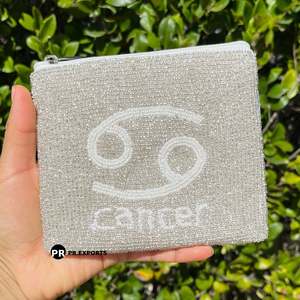 Sac à main ouvert en coton brodé ethnique indien fait à la main, motif paysage multicolore perlé, doublure en polyester, éléphant - Product Image 5