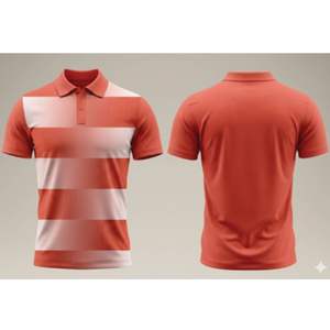 Maillot de cricket polo haute performance, matière interlock premium, texture lisse, séchage rapide, antibactérien, vêtements de match - Product Image 2