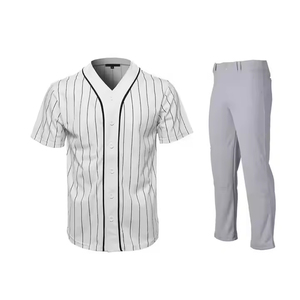 Nouveau design de logo personnalisé de qualité supérieure et uniforme de baseball de couleur unie en vente en ligne - Product Image 1