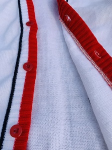 <b>Women's</b> Sleeveless Knitted <b>Cardigan</b> Vest with Cashmere V-Neck Collar Short Length Block Design - Product Image 3