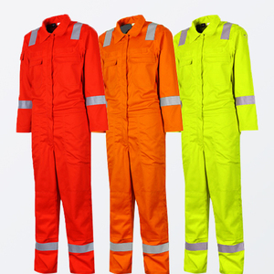 Vêtements de travail bicolores haute visibilité pour hommes Uniforme haute visibilité en coton et polyester imperméable Matériau réfléchissant de sécurité - Product Image 5