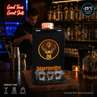 Refroidisseur à vin en acier inoxydable personnalisé avec compresseur AC, refroidisseur de boissons électrique 2 bouteilles, affichage LED, qualité commerciale pour bar et hôtel