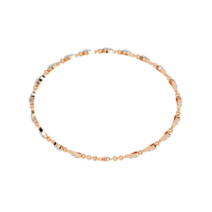 Magnifique bracelet et jonc en or 18 carats avec diamants de laboratoire - Product Image 2