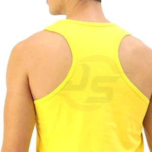 Camiseta sin mangas de punto transpirable con capucha informal para hombre de talla grande al mejor precio, poliéster/algodón, diseño de logotipo personalizado de alta calidad - Product Image 5