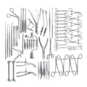 Juego de Instrumentos Quirúrgicos Básicos de Acero Inoxidable Reutilizables para Centros de Atención Médica, Kit Quirúrgico Higiénico y Duradero con 2 Años de Garantía - Product Image 1