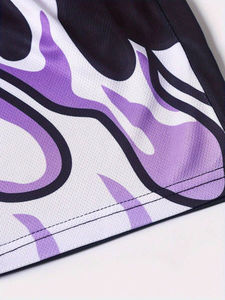 Pantalones cortos de baloncesto de estilo americano para Fitness, transpirables, 100% de poliéster, bloqueo de Color, patrón sólido, UNIFORMES DE EQUIPO Unisex - Product Image 4